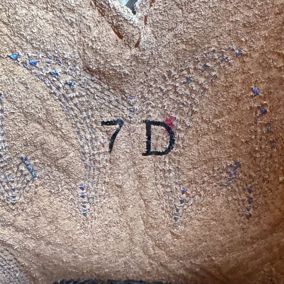 Ariat Heritage Stockman Brown and Tan Round Toe Stockman Cowboy Boot - Men's 7D - Picture 13 of 15